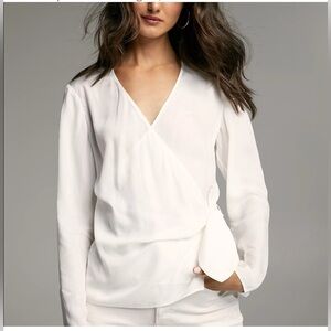 ARITZIA BABATON “Wren” Wrap blouse S
